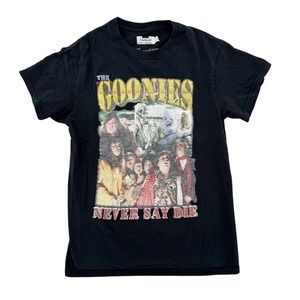 The Goonies Shirt Mens Small‎ Black Movie Graphic Never Say Die Topman 80s Style